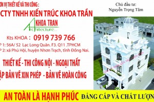 Biệt thự cao cấp - anh Tâm - xã Long Tân - huyện Nhơn Trạch - tỉnh Đồng Nai